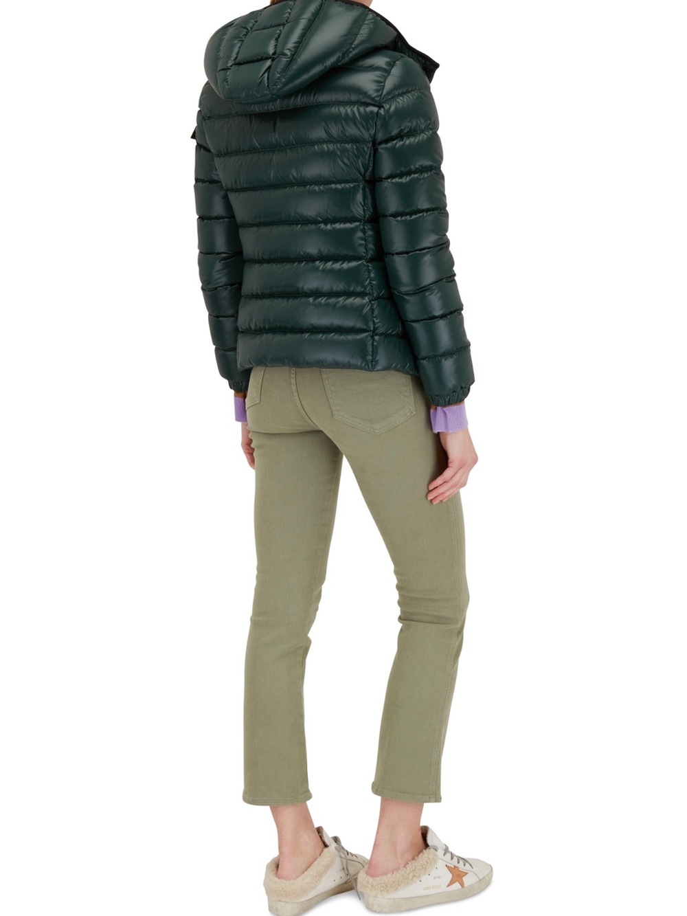 MOTHER The Smokin' Double Ankle Jeans Second Chance Olive 27 - Picture 16 of 16